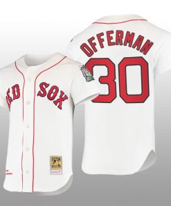 Cooperstown Collection Boston Red Sox Jose Offerman White Authentic Home Jersey