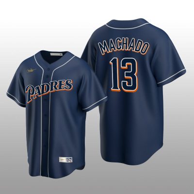Cooperstown Collection Manny Machado San Diego Padres Navy Men's Jersey