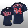 Cooperstown Collection Minnesota Twins Kirby Puckett Batting Practice Navy Mesh Jersey