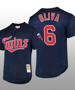 Cooperstown Collection Minnesota Twins Tony Oliva Batting Practice Navy Mesh Jersey