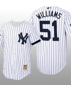 Cooperstown Collection New York Yankees Bernie Williams Authentic Home White Jersey