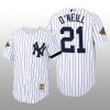 Cooperstown Collection New York Yankees Paul O'Neill Authentic Home White Jersey