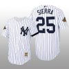 Cooperstown Collection New York Yankees Ruben Sierra Authentic Home White Jersey