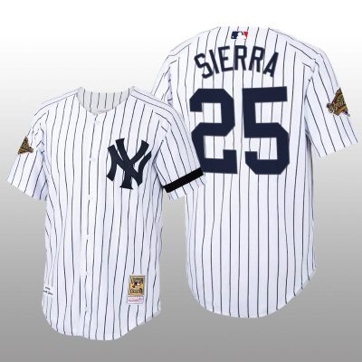 Cooperstown Collection New York Yankees Ruben Sierra Authentic Home White Jersey