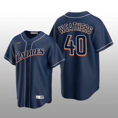 Cooperstown Collection Ryan Weathers San Diego Padres Navy Men's Jersey