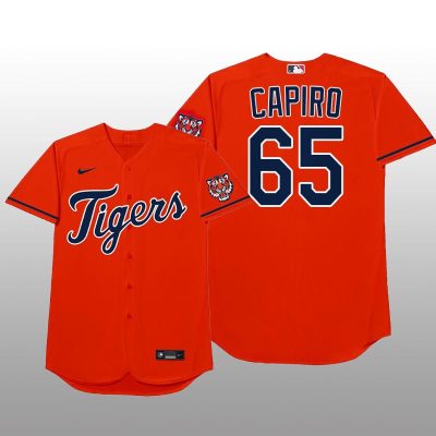 Detroit Tigers Gregory Soto MLB Players Weekend Nickname Orange Jersey