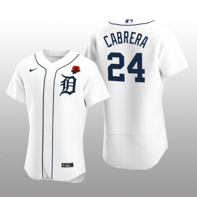 Detroit Tigers Miguel Cabrera Authentic White Memorial Day Jersey