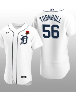 Detroit Tigers Spencer Turnbull Authentic White 2021 Memorial Day Jersey