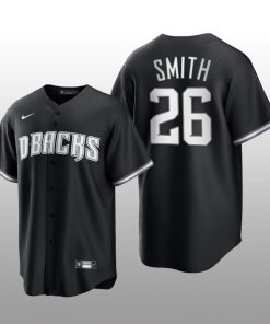 Diamondbacks Pavin Smith 2021 All Black Fashion Serise Replica Jersey Black White