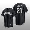 Diamondbacks Stephen Vogt 2021 All Black Fashion Serise Replica Jersey Black White