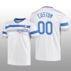 Dodgers Cooperstown Collection Custom V-Neck Jersey White