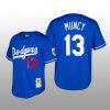 Dodgers Cooperstown Collection Max Muncy Royal Mesh Batting Practice Jersey