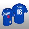 Dodgers Cooperstown Collection Will Smith Royal Mesh Batting Practice Jersey
