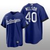 Dodgers Jimmy Nelson 2021 City Connect Royal Replica Jersey