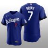 Dodgers Julio Urias 2021 City Connect Royal Authentic Jersey