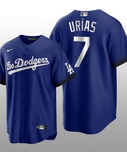 Dodgers Julio Urias 2021 City Connect Royal Replica Jersey