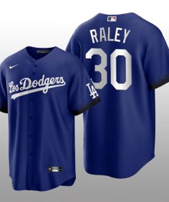 Dodgers Luke Raley 2021 City Connect Royal Replica Jersey
