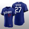 Dodgers Trevor Bauer 2021 City Connect Royal Authentic Jersey