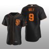 Giants Brandon Belt Authentic Alternate Jersey Black
