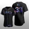 Giants Darin Ruf Iridescent Logo Holographic Limited Authentic Black Jersey
