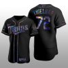 Holographic Limited Jersey Minnesota Twins Caleb Thielbar Iridescent Logo Black Men's Authentic