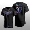 Holographic Limited Jersey Minnesota Twins Matt Wisler Iridescent Logo Black Men's Authentic