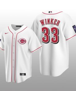 Home 2021 All-Star Game Cincinnati Reds White Jersey Replica Jesse Winker