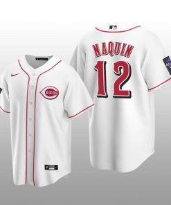 Home 2021 All-Star Game Cincinnati Reds White Jersey Replica Tyler Naquin