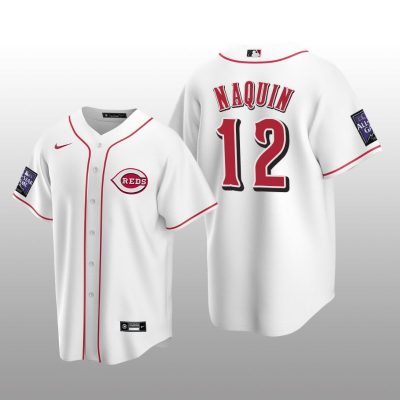 Home All-Star Game Cincinnati Reds White Jersey Replica Tyler Naquin
