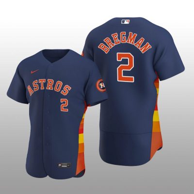 Houston Astros Alex Bregman Navy Alternate 2020 Authentic Player Jersey