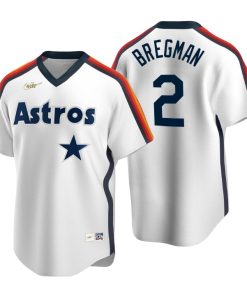 Houston Astros Alex Bregman White Cooperstown Collection Home Jersey