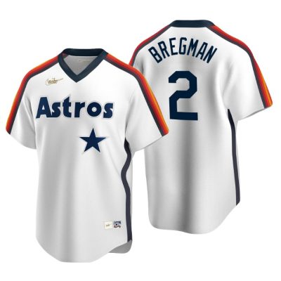 Houston Astros Alex Bregman White Cooperstown Collection Home Jersey