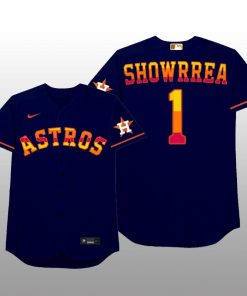 Houston Astros Carlos Correa 2021 MLB Players Weekend Nickname Navy Jersey