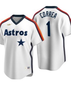 Houston Astros Carlos Correa White Cooperstown Collection Home Jersey