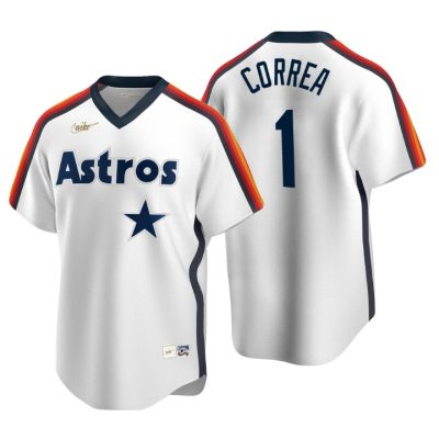 Houston Astros Carlos Correa White Cooperstown Collection Home Jersey