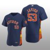 Houston Astros Cristian Javier Navy Alternate 2020 Authentic Player Jersey