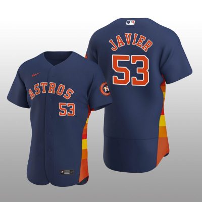 Houston Astros Cristian Javier Navy Alternate 2020 Authentic Player Jersey