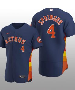 Houston Astros George Springer Navy Alternate 2020 Authentic Player Jersey