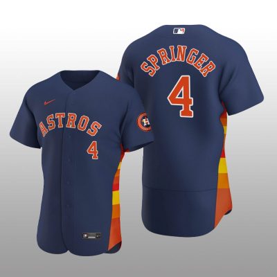 Houston Astros George Springer Navy Alternate 2020 Authentic Player Jersey
