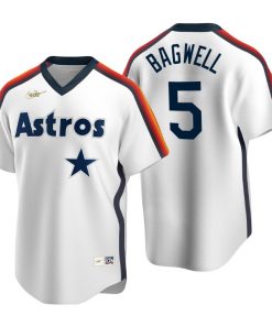 Houston Astros Jeff Bagwell White Cooperstown Collection Home Jersey