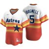 Houston Astros Jeff Bagwell White Orange Cooperstown Collection Home Jersey