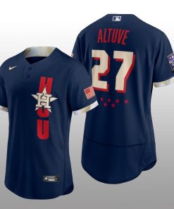 Houston Astros Jose Altuve 2021 MLB All-Star Game Authentic Navy Jersey