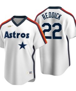 Houston Astros Josh Reddick White Cooperstown Collection Home Jersey