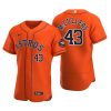 Houston Astros Lance McCullers Orange Authentic 2020 Alternate Jersey