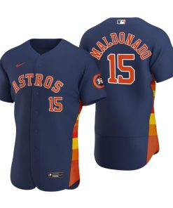 Houston Astros Martin Maldonado Navy Authentic 2020 Alternate Jersey