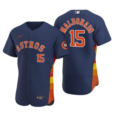 Houston Astros Martin Maldonado Navy Authentic 2020 Alternate Jersey