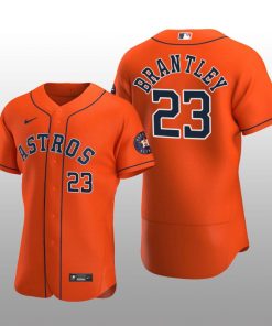 Houston Astros Michael Brantley Orange Alternate 2020 Authentic Player Jersey