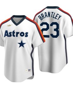 Houston Astros Michael Brantley White Cooperstown Collection Home Jersey