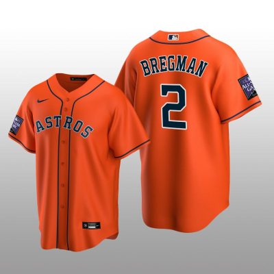 Houston Astros Orange Alternate Jersey Replica Alex Bregman All-Star Game