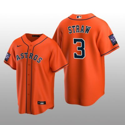 Houston Astros Orange Alternate Jersey Replica Myles Straw All-Star Game